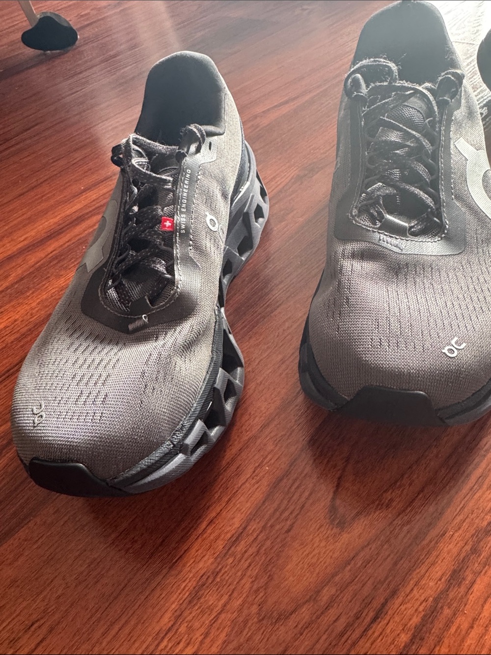 On Cloudmonster 2 Athletic Sneakers Dark Gray and Black - Picture 3 of 12